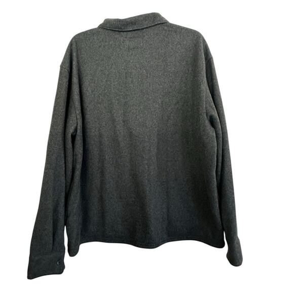 Men's Long Sleeve Shirt Jacket - Goodfellow & Co Charcoal Gray XL - Picture 4 of 8